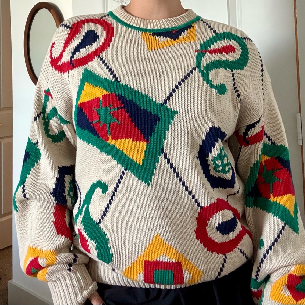 Salty Dog Vintage Multicolor Sweater